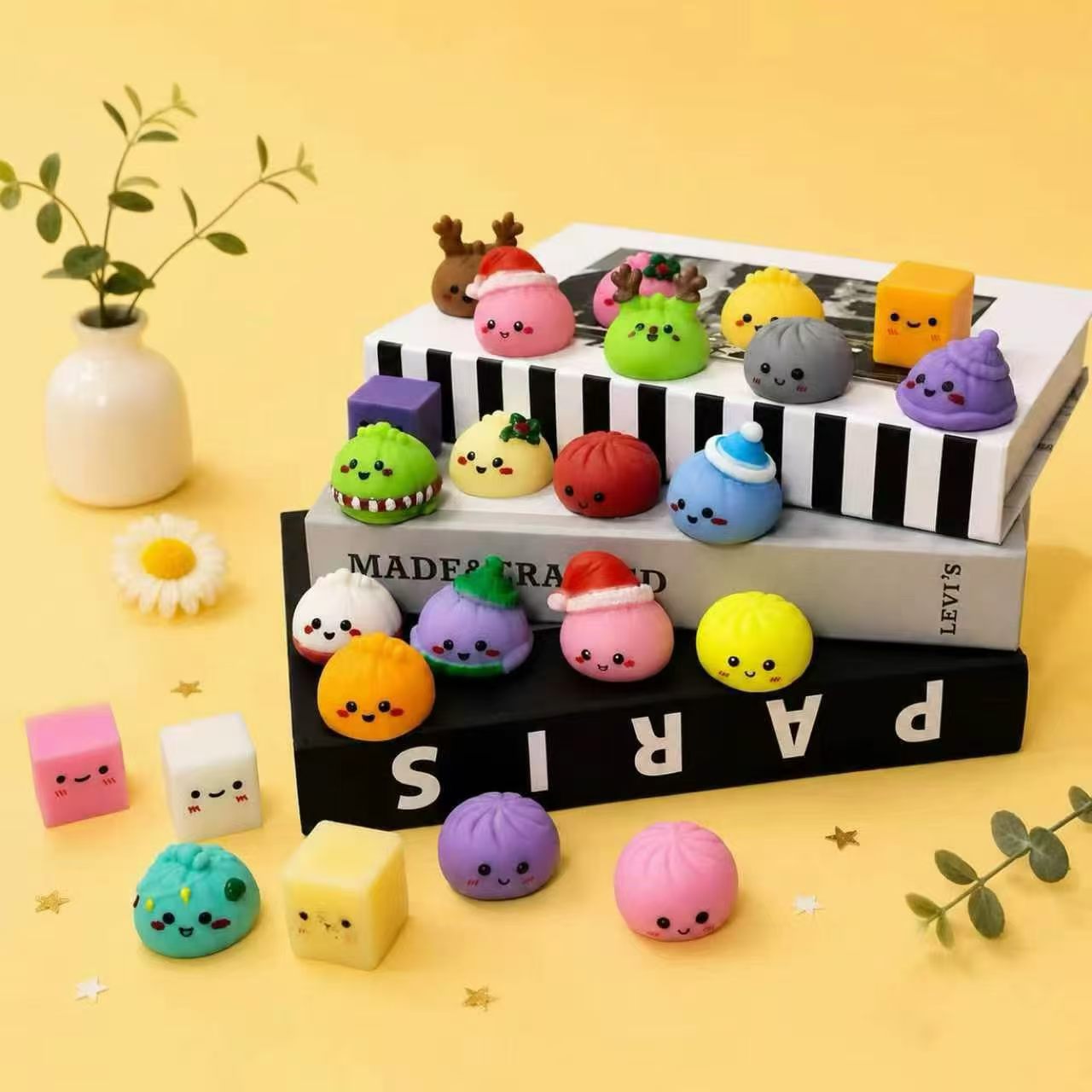 In Stock 24Pcs Christmas Squis - Kids Toys Xmas 评论和价格