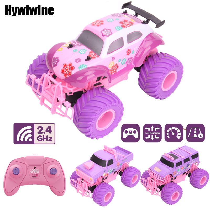 Pink RC Car Electric Drive Off - Kids Toys Xmas 评论和价格