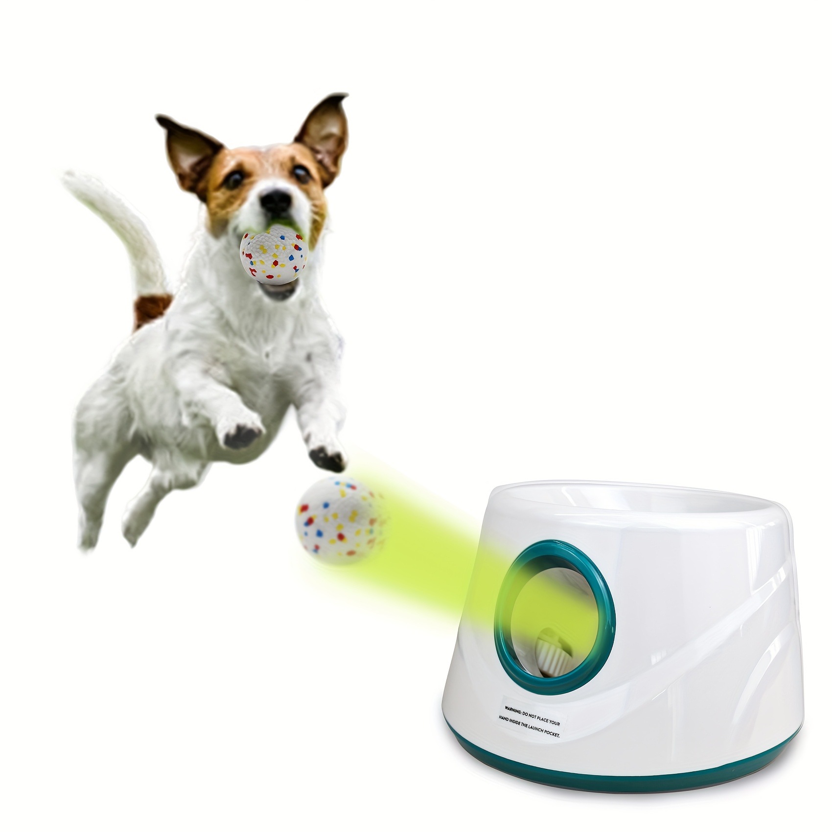 Dog Toys Indoor and Outdoor Te - Catapult Launcher Toy 评论和价格