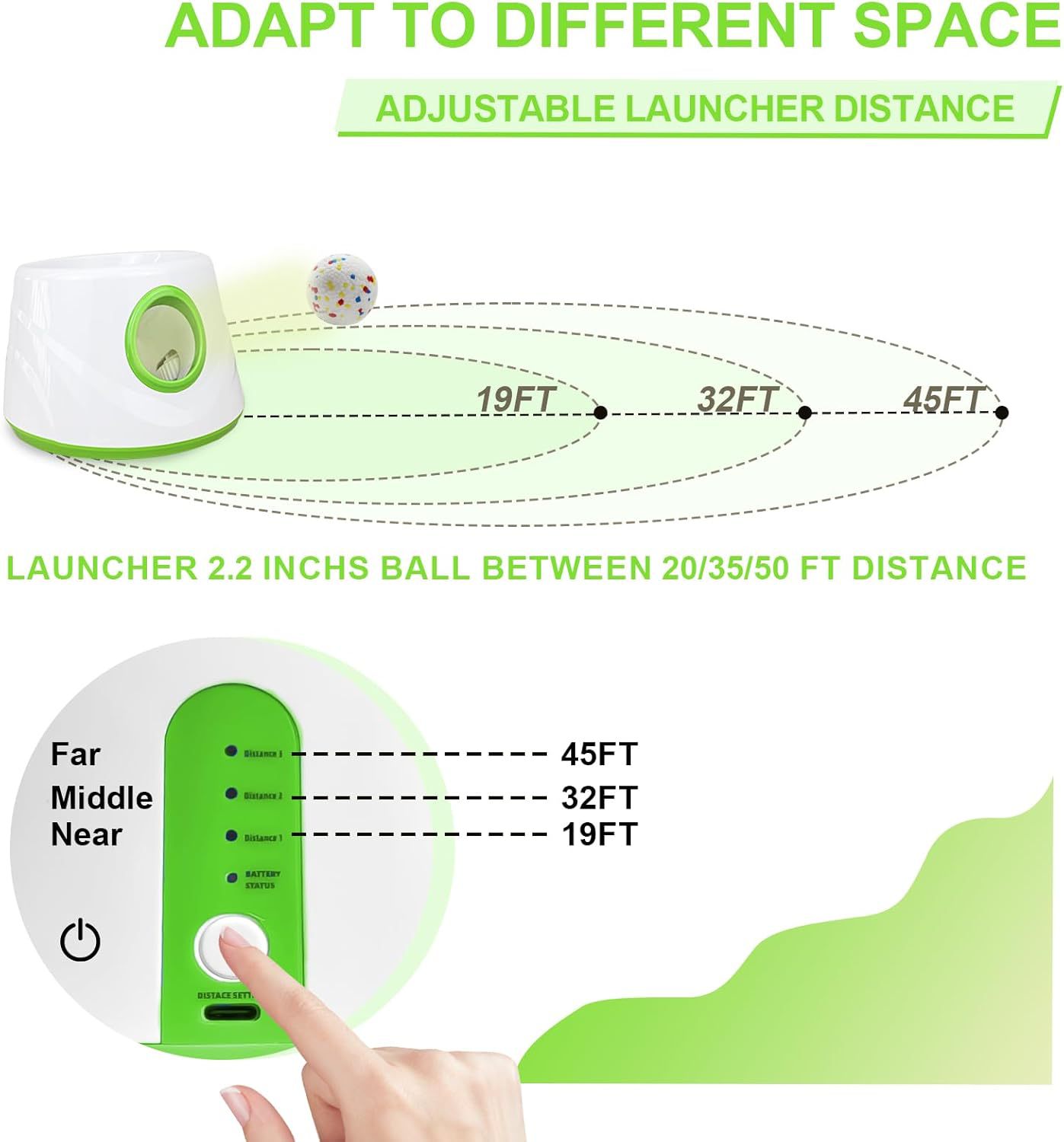 Dog Toys Indoor and Outdoor Te - Catapult Launcher Toy 评论和价格
