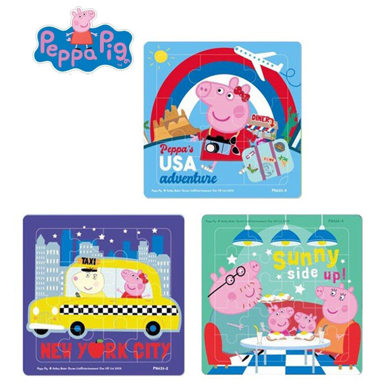 Peppa pig Figures MINI Jigsaw  - Kids Toys Xmas 评论和价格