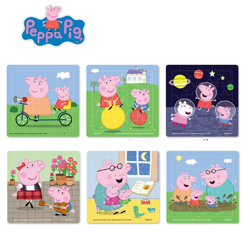Peppa pig Figures MINI Jigsaw  - Kids Toys Xmas 评论和价格