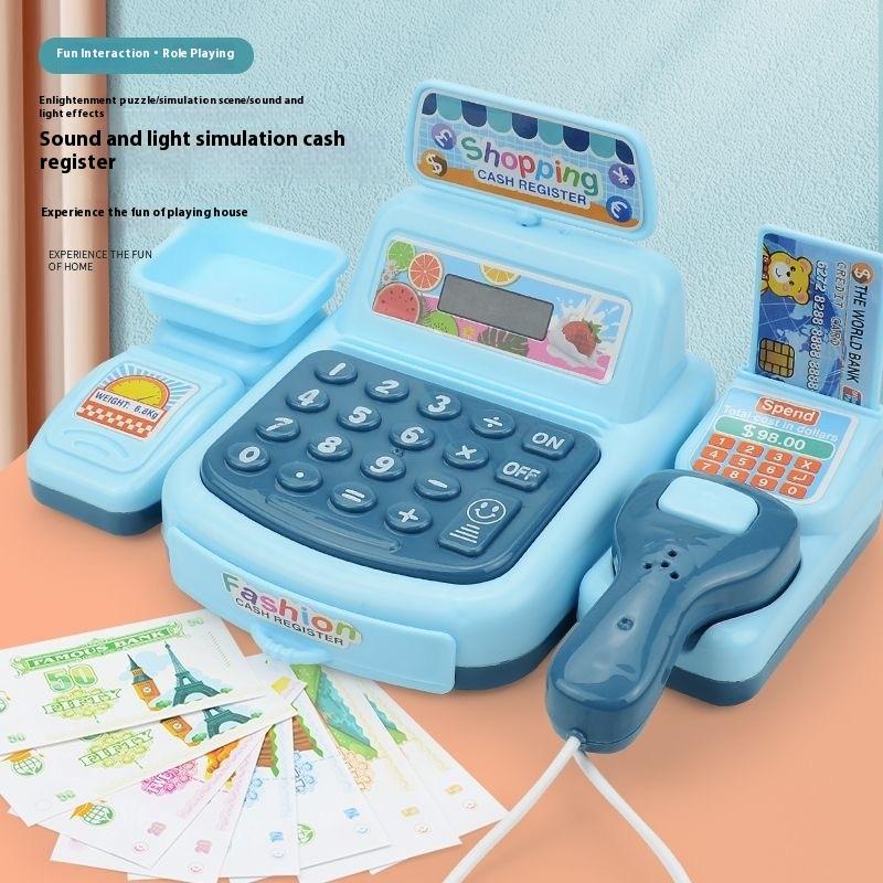 【New】1Set Electronic Game Ligh - Toy Cash Register 评论和价格