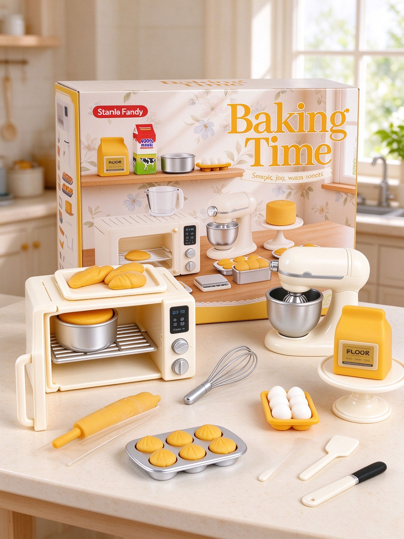 Mini Baking Time Pretend Play  - Kids Toys Kitchen Set 评论和价格